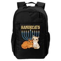 Hanukcats Hanukkah Jewish Cat Kawaiiorah Holiday Daily Commute Backpack