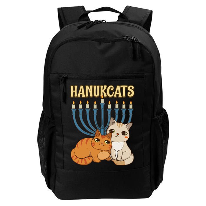 Hanukcats Hanukkah Jewish Cat Kawaiiorah Holiday Daily Commute Backpack