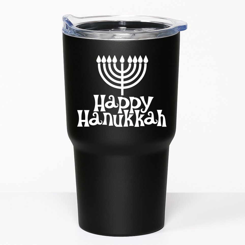 Happy Hanukkah Jewish Funny Tumbler