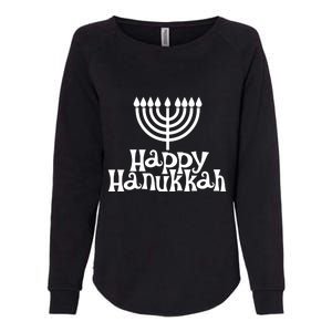 Happy Hanukkah Jewish Funny Womens California Wash Sweatshirt