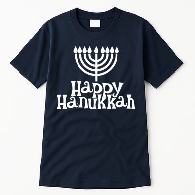 Happy Hanukkah Jewish Funny Tall T-Shirt