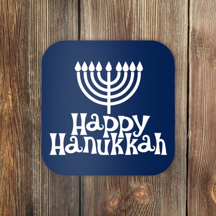 Happy Hanukkah Jewish Funny Coaster