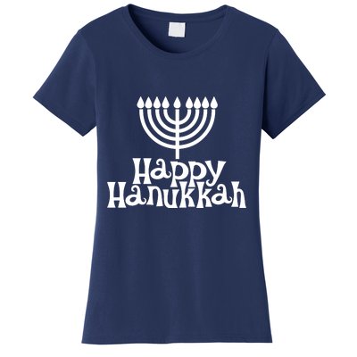 Happy Hanukkah Jewish Funny Women's T-Shirt