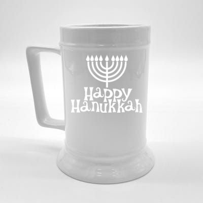 Happy Hanukkah Jewish Funny Beer Stein