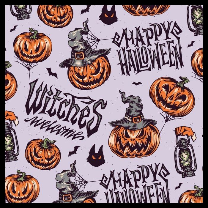 Happy Halloween Jack O Lantern Impact Tech Backpack