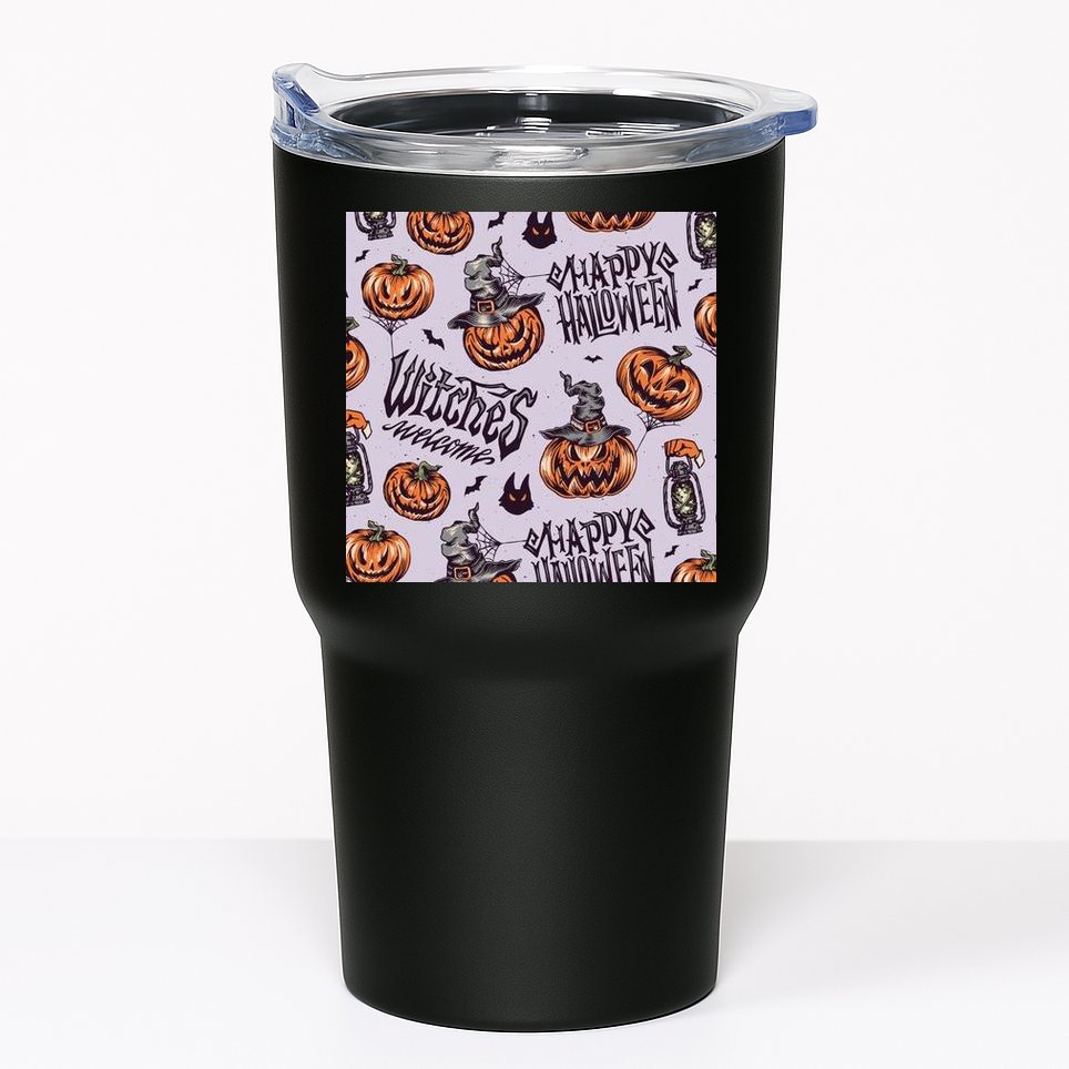 Happy Halloween Jack O Lantern Tumbler
