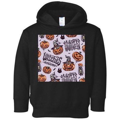 Happy Halloween Jack O Lantern Toddler Hoodie