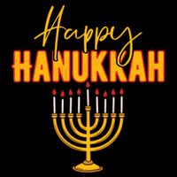 Happy Hanukkah Jewish Holiday 16 in Basic Backpack