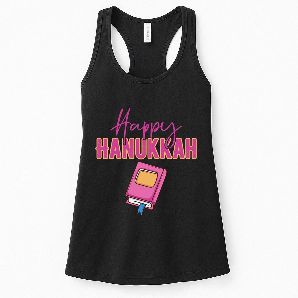 Happy Hanukkah Jewish Holiday Gift Womens Tank Top