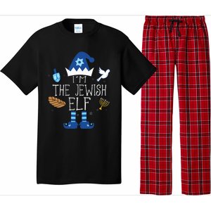 Happy Hanukkah Jewish Elf Family Group Christmas Pajama Gift Pajama Set