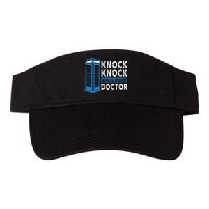 Hilarious Humor Knock Knock Doctor Funny Knock WhoS There Valucap Bio-Washed Visor