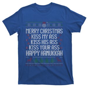 Happy Hanukkah Kiss My Ass His Ass Your Ass T-Shirt