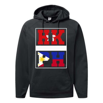 Half Hong Kong Filipino Mixed Heritage Hong Kong Performance Fleece Hoodie