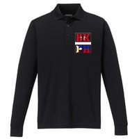 Half Hong Kong Filipino Mixed Heritage Hong Kong Performance Long Sleeve Polo