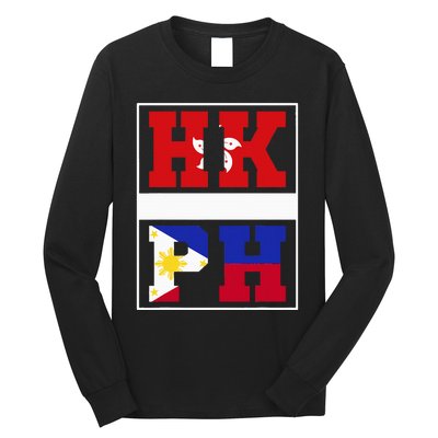 Half Hong Kong Filipino Mixed Heritage Hong Kong Long Sleeve Shirt