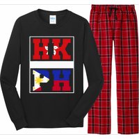 Half Hong Kong Filipino Mixed Heritage Hong Kong Long Sleeve Pajama Set