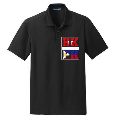 Half Hong Kong Filipino Mixed Heritage Hong Kong Dry Zone Grid Polo