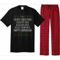 Happy Hanukkah Kiss My Ass His Ass Your Ass Merry Christmas Pajama Set