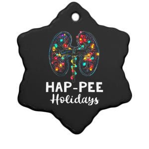 Happee Holidays Kidneys Xmas Light Dialysis Tech Christmas Ceramic Star Ornament