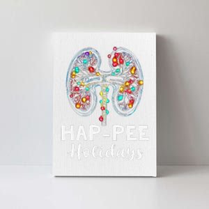 Happee Holidays Kidneys Xmas Light Dialysis Tech Christmas Canvas