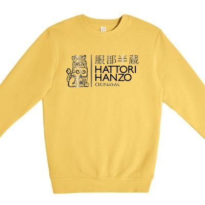 Hattori Hanzo Kill Bill Film Funny Samurai Sword Premium Crewneck Sweatshirt