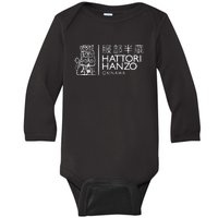 Hattori Hanzo Kill Bill Film Funny Samurai Sword Baby Long Sleeve Bodysuit