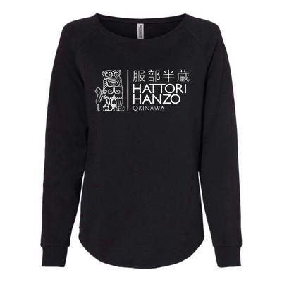 Hattori Hanzo Kill Bill Film Funny Samurai Sword Womens California Wash Sweatshirt