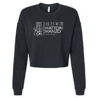 Hattori Hanzo Kill Bill Film Funny Samurai Sword Cropped Pullover Crew