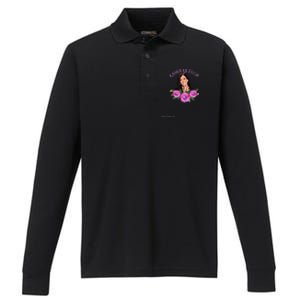 Heal Humanity Kama La Flor Performance Long Sleeve Polo