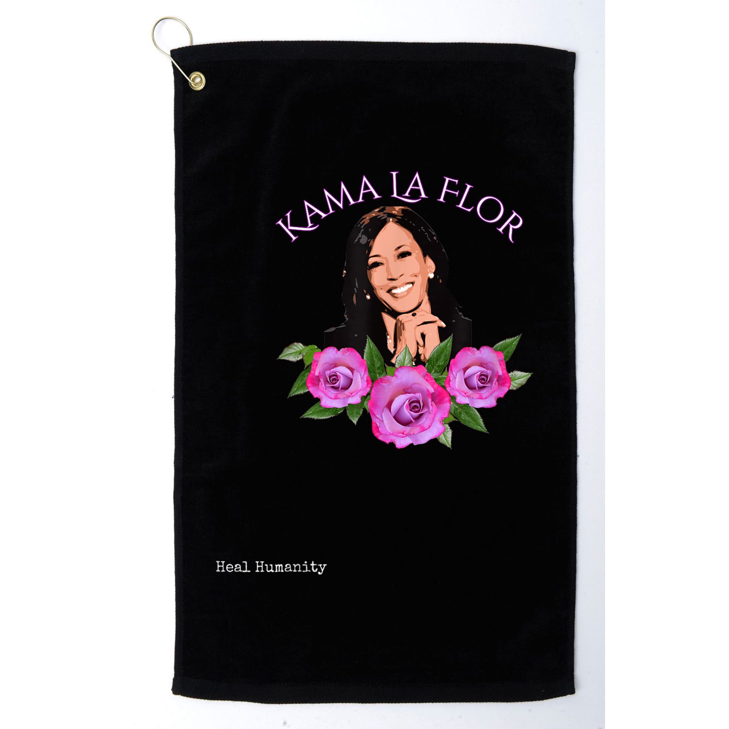 Heal Humanity Kama La Flor Golf Towel