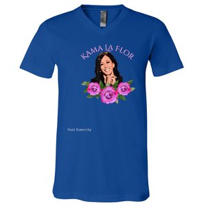 Heal Humanity Kama La Flor V-Neck T-Shirt