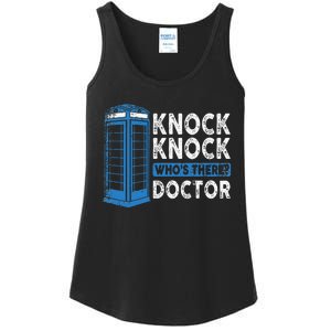 Hilarious Humor Knock Knock Doctor Funny Knock WhoS There Ladies Essential Tank