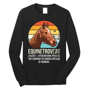 Horse Horse Lover Tee Equestrian Tee Retro Horse Long Sleeve Shirt