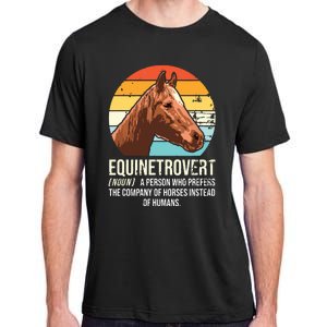 Horse Horse Lover Tee Equestrian Tee Retro Horse Adult ChromaSoft Performance T-Shirt