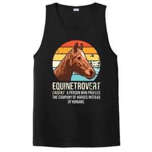 Horse Horse Lover Tee Equestrian Tee Retro Horse PosiCharge Competitor Tank