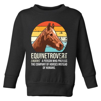 Horse Horse Lover Tee Equestrian Tee Retro Horse Toddler Sweatshirt