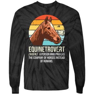 Horse Horse Lover Tee Equestrian Tee Retro Horse Tie-Dye Long Sleeve Shirt