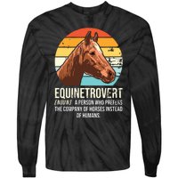 Horse Horse Lover Tee Equestrian Tee Retro Horse Tie-Dye Long Sleeve Shirt