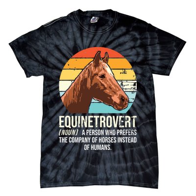 Horse Horse Lover Tee Equestrian Tee Retro Horse Tie-Dye T-Shirt