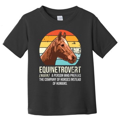 Horse Horse Lover Tee Equestrian Tee Retro Horse Toddler T-Shirt