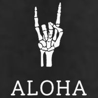 Halloween Hang Loose Skeleton Shaka Aloha – Over Left Breast Adult Drive Performance Visor