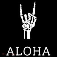Halloween Hang Loose Skeleton Shaka Aloha – Over Left Breast Drawstring Bag