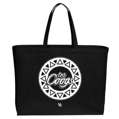 Hispanic Heritage Los Cougars Circle Cotton Canvas Jumbo Tote