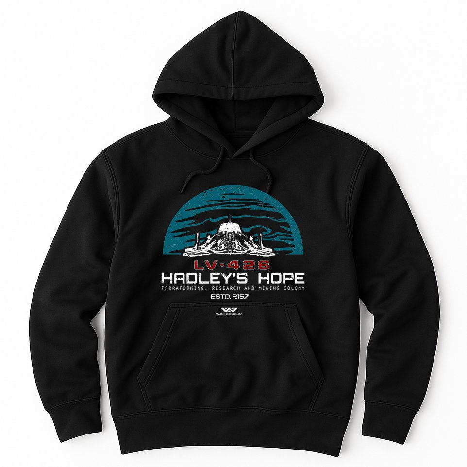Hadley’S Hope Lv 426 Pre Distessed Aliens Hoodie