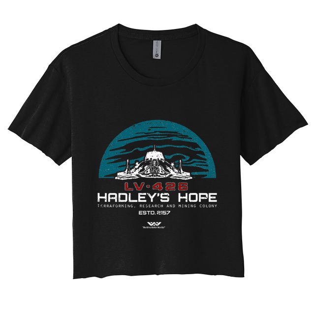 Hadley’S Hope Lv 426 Pre Distessed Aliens Crop Top