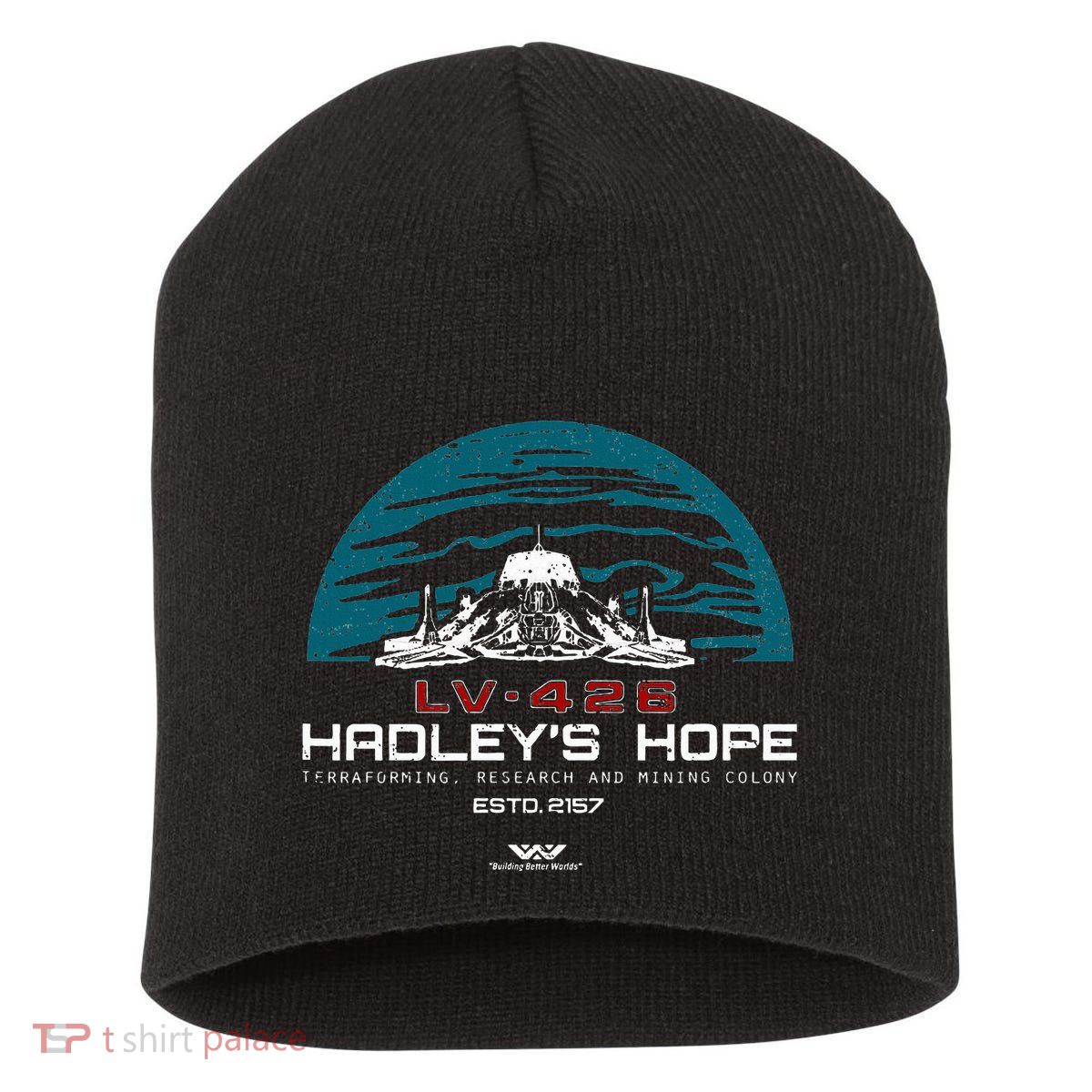 Hadley’S Hope Lv 426 Pre Distessed Aliens Short Acrylic Beanie