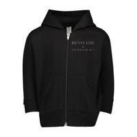 Hennytime Hennyplace Label Toddler Zip Fleece Hoodie