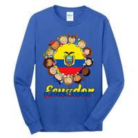 Hispanic Heritage Month Ecuador Flag Gift Tall Long Sleeve T-Shirt