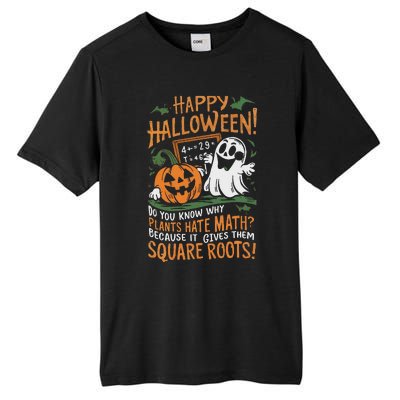 Happy Halloween Math Teacher Scientist Funny Design Tall Fusion ChromaSoft Performance T-Shirt