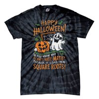 Happy Halloween Math Teacher Scientist Funny Design Tie-Dye T-Shirt